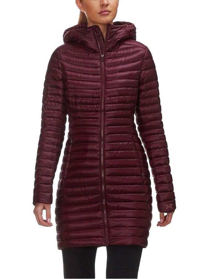 Arc'teryx Women 'S Nuri Jacket Puffer Coat Crimson Purple - Small